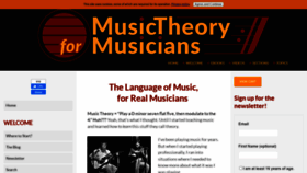 What Music-theory-for-musicians.com website looked like in 2021 (3 years ago)
