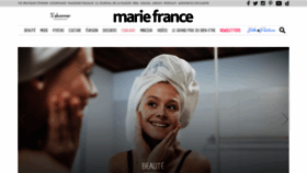 What Mariefrance.fr website looked like in 2021 (3 years ago)