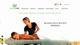 What Myselfcare.pt website looked like in 2021 (3 years ago)