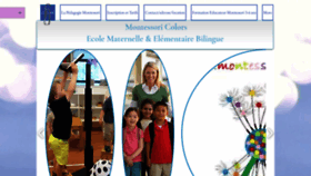 What Montessoricolors.com website looked like in 2021 (3 years ago)