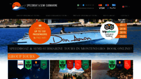 What Montenegrosubmarine.me website looked like in 2021 (3 years ago)
