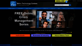 What Metrotech.edu website looked like in 2021 (3 years ago)
