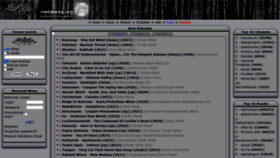 What Metalarea.org website looked like in 2021 (4 years ago)