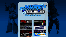 What Mugenguild.com website looked like in 2021 (3 years ago)