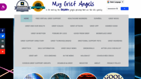 What Mygriefangels.org website looked like in 2021 (3 years ago)