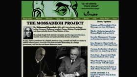 What Mohammadmossadegh.com website looked like in 2021 (3 years ago)