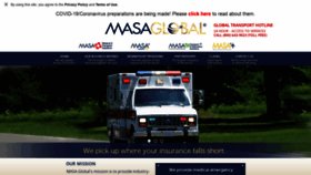 What Masa.global website looked like in 2021 (3 years ago)