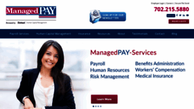 What Managedpay.com website looked like in 2021 (3 years ago)