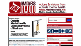 What Madnessradio.net website looked like in 2021 (3 years ago)