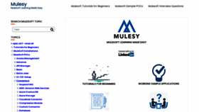 What Mulesy.com website looked like in 2021 (3 years ago)