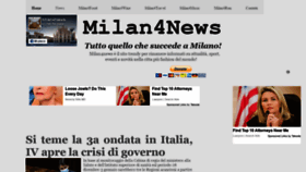 What Milan4news.com website looked like in 2021 (3 years ago)