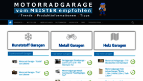 What Motorradgarage-kaufen.de website looked like in 2021 (3 years ago)