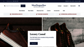 What Mensdesignershoe.com website looked like in 2021 (3 years ago)