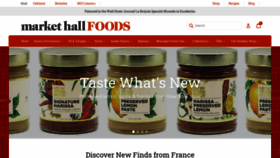 What Markethallfoods.com website looked like in 2021 (3 years ago)