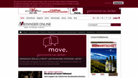 What Meininger.de website looked like in 2021 (3 years ago)