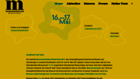 What Museumsfruehling.at website looked like in 2021 (3 years ago)