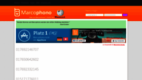 What Marcophono.com website looked like in 2021 (3 years ago)