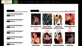 What Mangaforfree.com website looked like in 2021 (3 years ago)