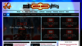 What Mediamikes.com website looked like in 2021 (3 years ago)