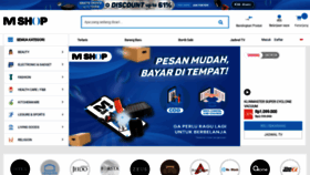What Mncshop.co.id website looked like in 2021 (3 years ago)