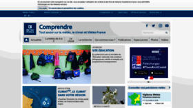 What Meteofrance.fr website looked like in 2021 (3 years ago)