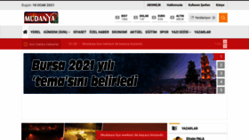 What Mudanyagazetesi.com website looked like in 2021 (3 years ago)