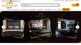 What Meeshan.com website looked like in 2021 (3 years ago)