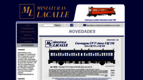 What Miniaturaslacalle.com website looked like in 2021 (3 years ago)