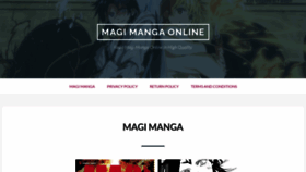 What Magi-manga.net website looked like in 2021 (5 years ago)