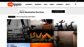 What Mippin.com website looked like in 2021 (5 years ago)