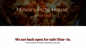 What Mineospizza.com website looked like in 2021 (3 years ago)