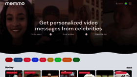 What Memmo.me website looked like in 2021 (4 years ago)
