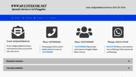 What Multiteknik.net website looked like in 2021 (3 years ago)