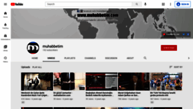 What Muhabbetim.org website looked like in 2021 (5 years ago)