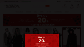 What Marseva.com website looked like in 2021 (3 years ago)