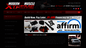 What Modernmusclextreme.com website looked like in 2021 (3 years ago)