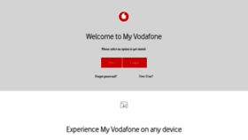What Myvodafone.vodafone.com.gh website looked like in 2021 (3 years ago)
