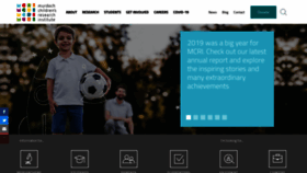 What Mcri.edu.au website looked like in 2021 (3 years ago)