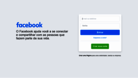 What M.facebook.com.br website looked like in 2021 (3 years ago)