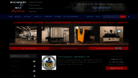 What Machinerymax.com website looked like in 2021 (3 years ago)