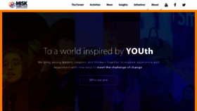 What Miskglobalforum.com website looked like in 2021 (3 years ago)