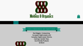 What Mobius8organics.com website looked like in 2021 (3 years ago)