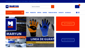 What Maryun.cl website looked like in 2021 (5 years ago)