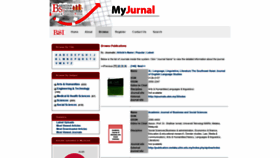 What Myjurnal.my website looked like in 2021 (3 years ago)