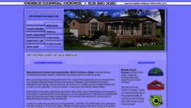 What Mobilecorralhomes.com website looked like in 2021 (3 years ago)