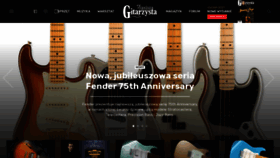 What Magazyngitarzysta.pl website looked like in 2021 (3 years ago)