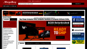 What Megabuy.com.au website looked like in 2021 (3 years ago)