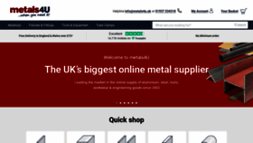 What Metals4u.co.uk website looked like in 2021 (3 years ago)