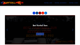 What Mypaintballnation.com website looked like in 2021 (3 years ago)
