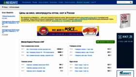What Meatinfo.ru website looked like in 2021 (3 years ago)